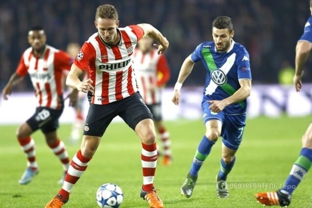 ПСВ – Вольфсбург - 2-0: видео-обзор матча