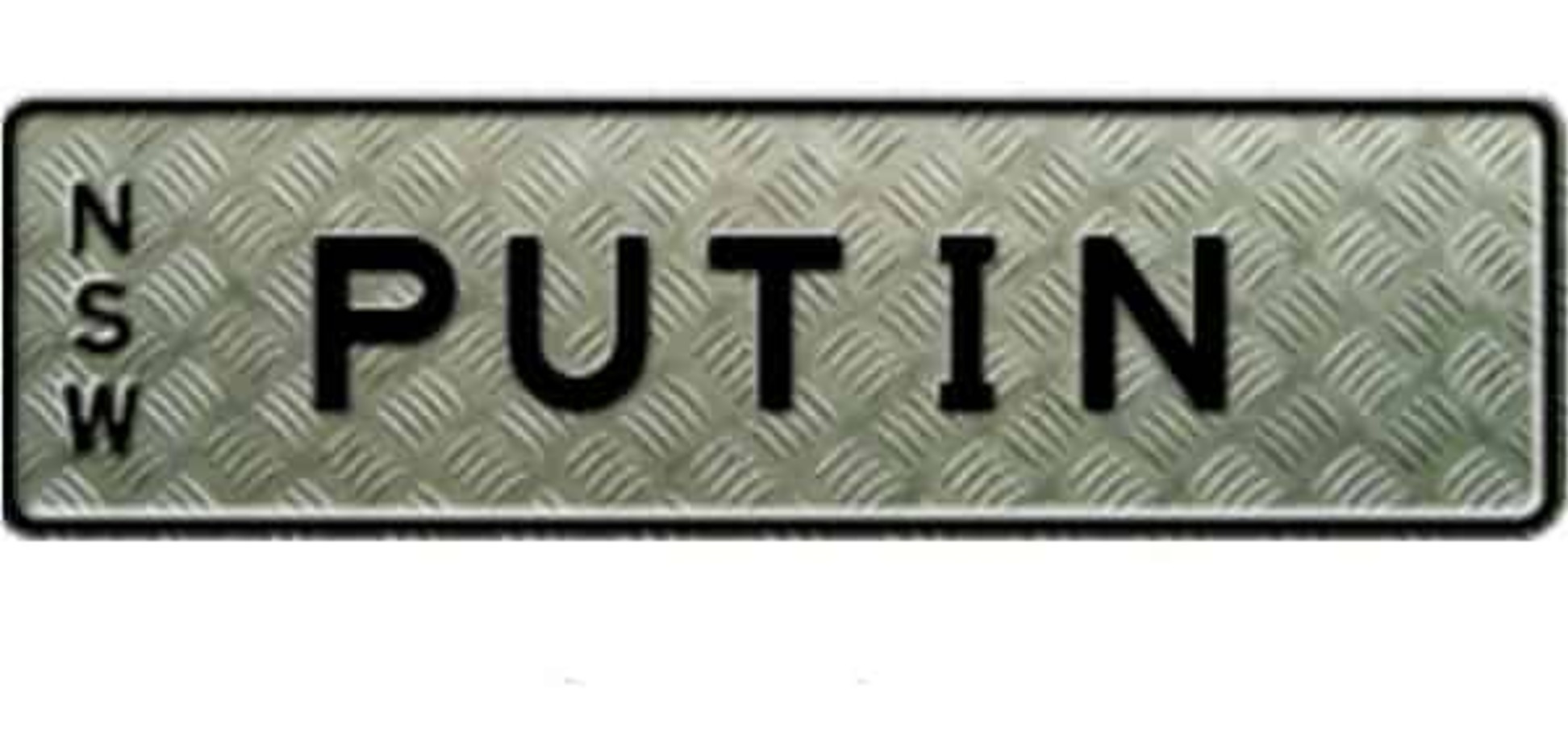 В Австралии запретили номерные знаки с Путиным