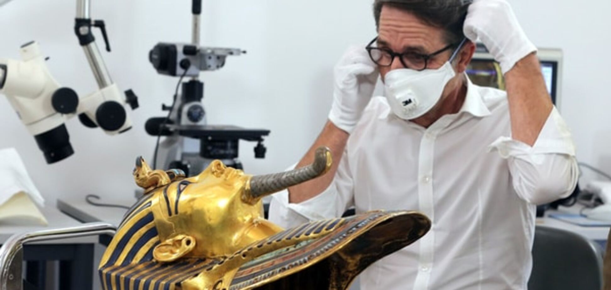 Ученые раскрыли тайну золотой маски Тутанхамона