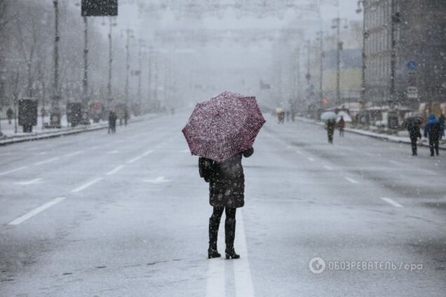 Последний день осени принесет украинцам снег