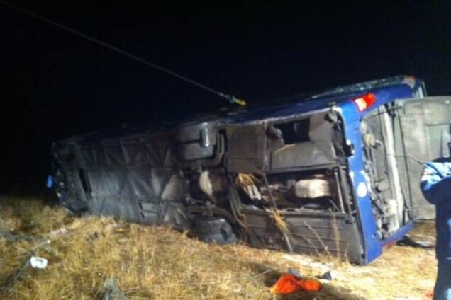 В России разбился автобус Москва-Донецк: есть погибшие