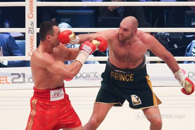 Кличко обвинили в 'сливе' боя с Тайсоном Фьюри