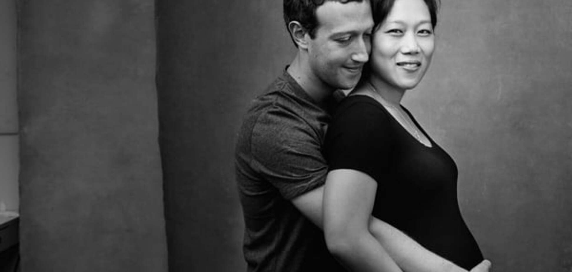 Цукерберг показал трогательное фото с беременной женой