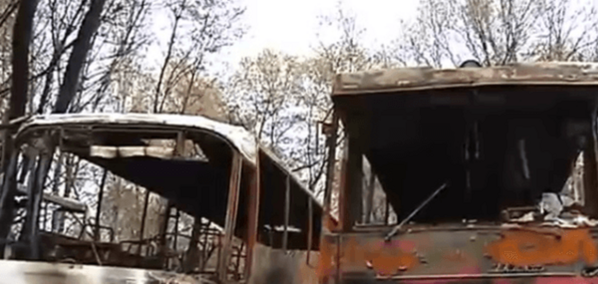 Миллион гривен дотла: на Житомирщине автобусы закидали 'коктейлями Молотова'