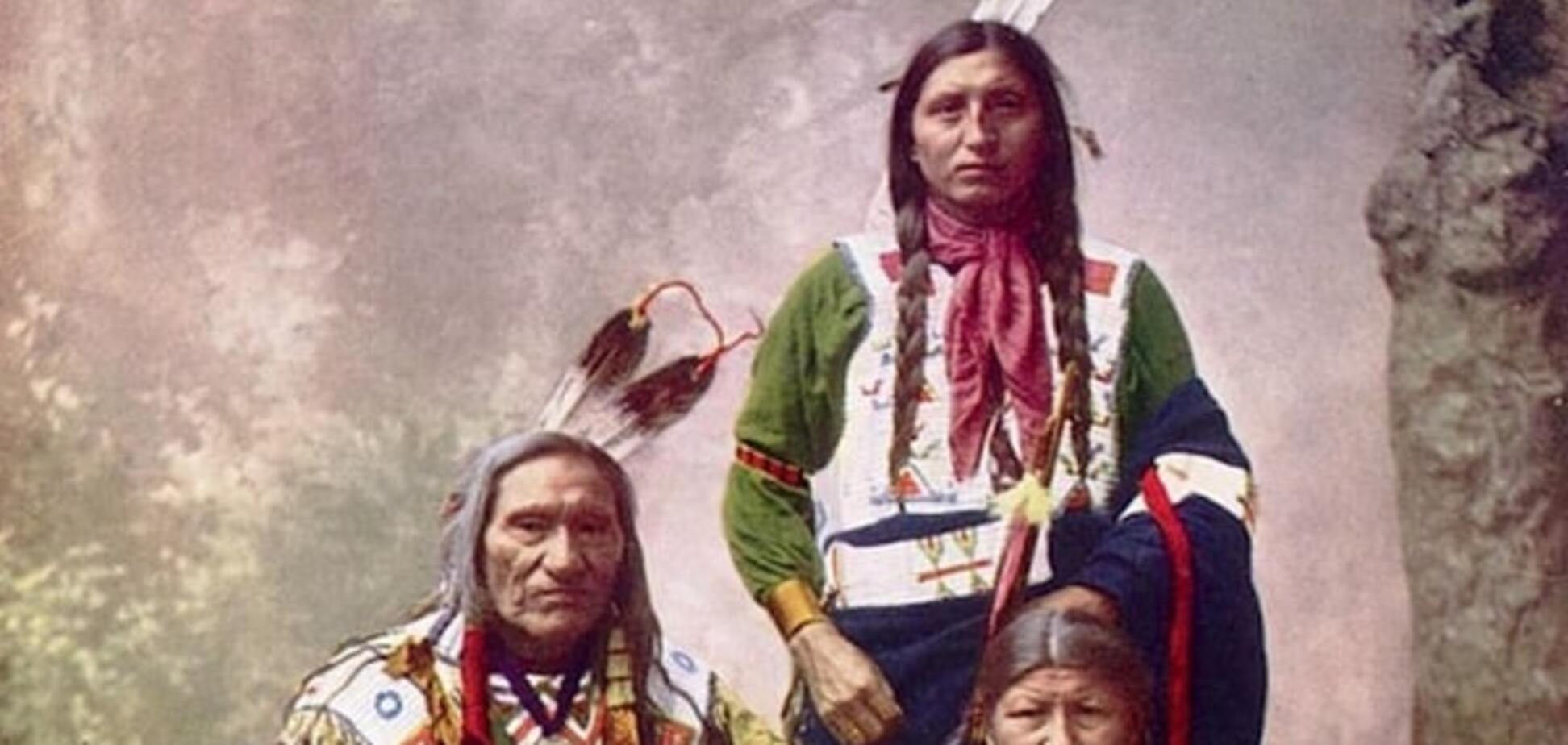 Коренные жители США: как выглядели американцы 100 лет назад