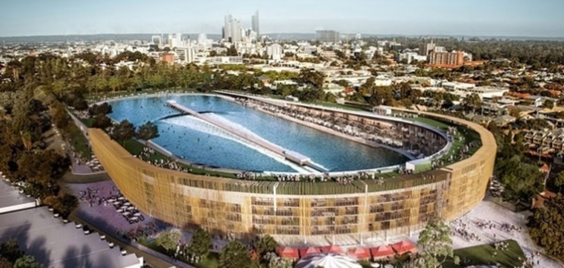 Ничего невозможного: в Австралии появится стадион для серфинга. Фоторепортаж