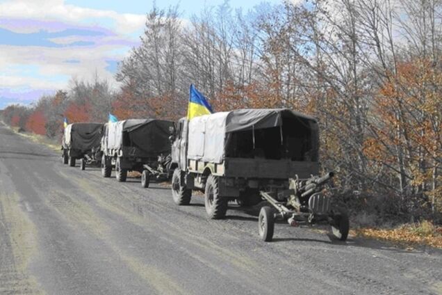 В секторе 'М' отвели вооружение калибром менее 100 мм с переднего края обороны