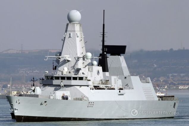 В Черное море вошел ракетный эсминец Великобритании