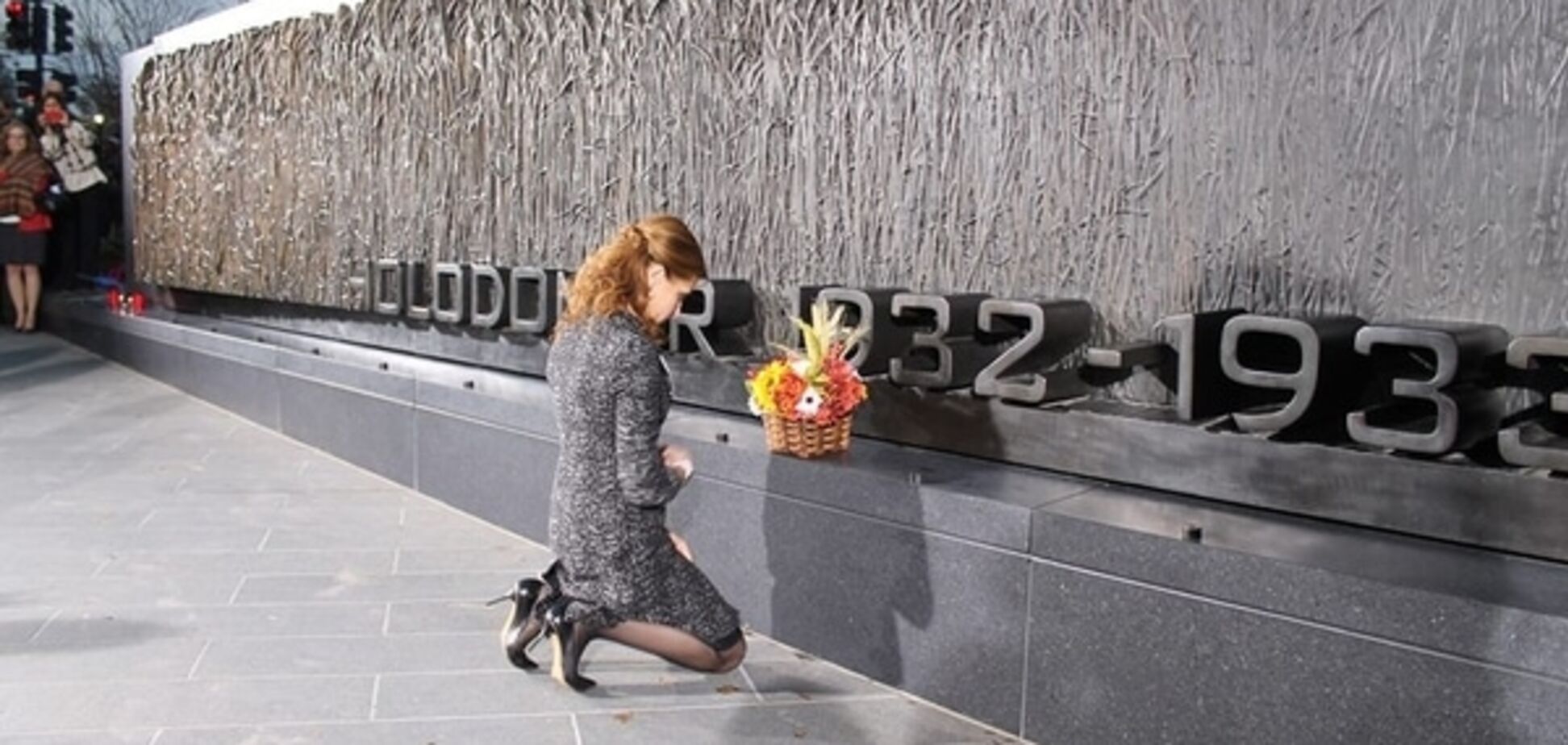 Марина Порошенко открыла Мемориал жертвам Голодомора в Вашингтоне