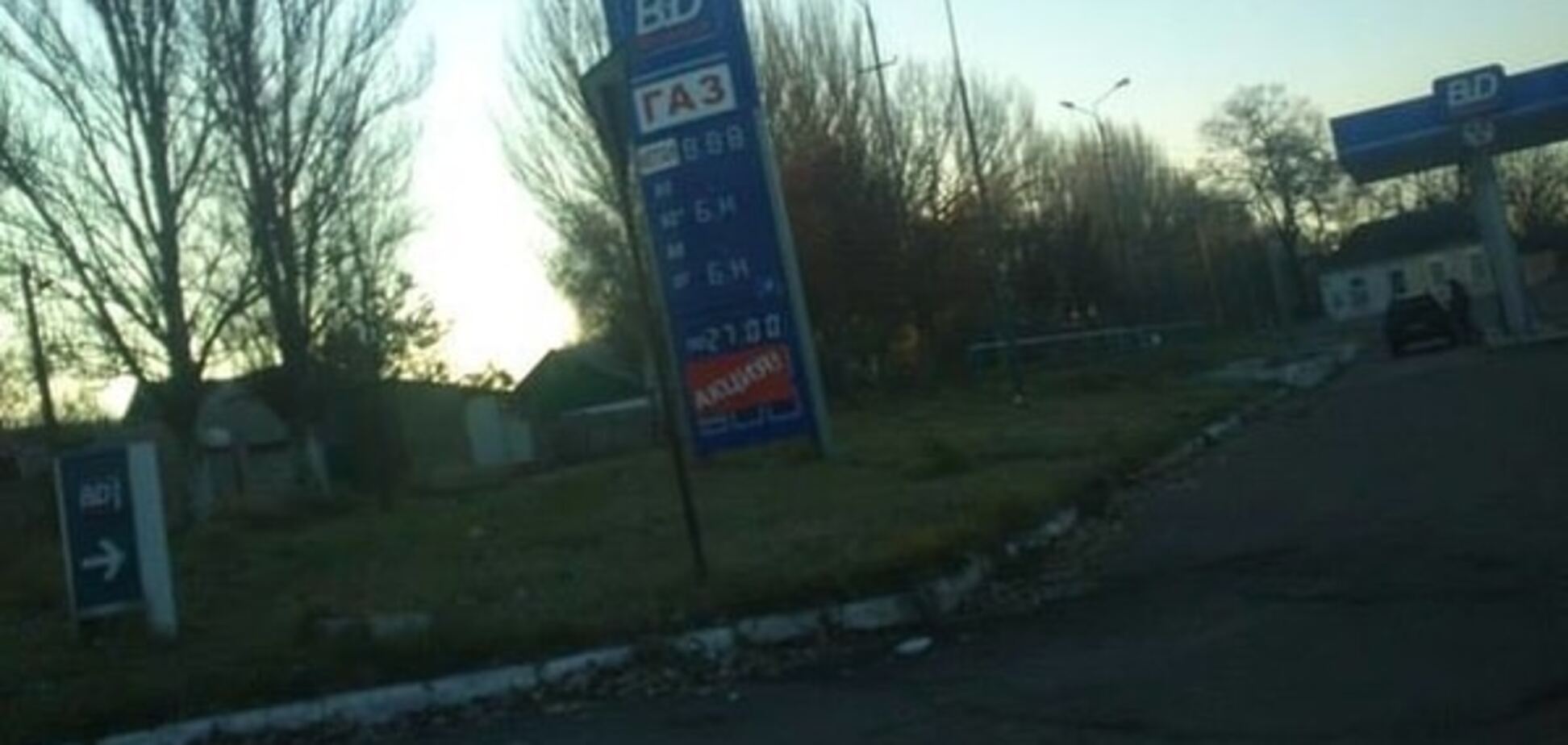 На окупованому Донбасі проблеми з бензином і газом на заправках
