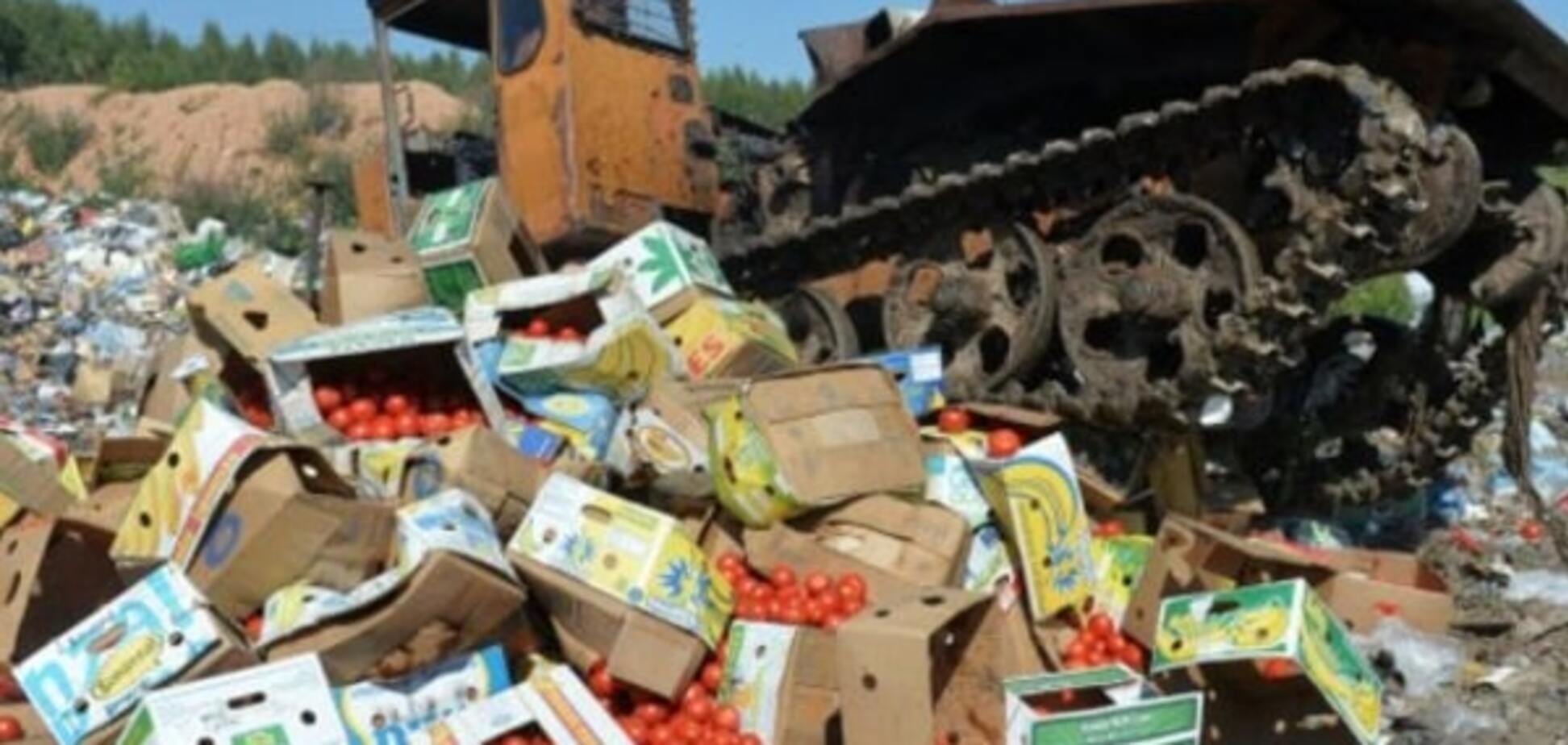 Война с продуктами: в России похвастались объемами утилизации 'санкционки'
