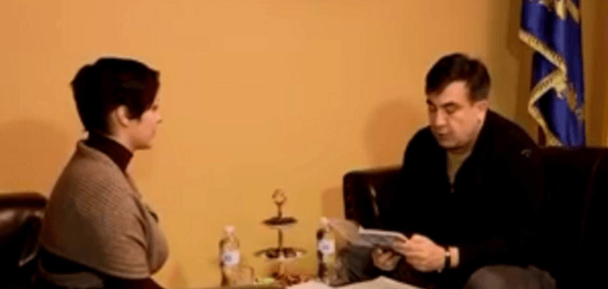 Саакашвили показал, как каждый день учит украинский язык: опубликовано видео