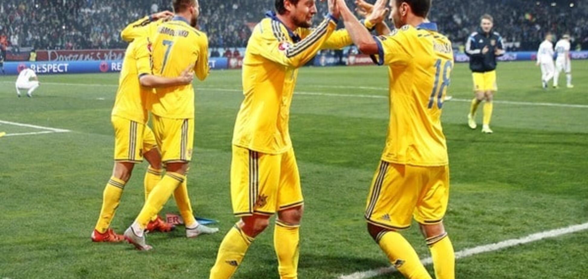 Україна обійшла Росію в рейтингу збірних Євро-2016