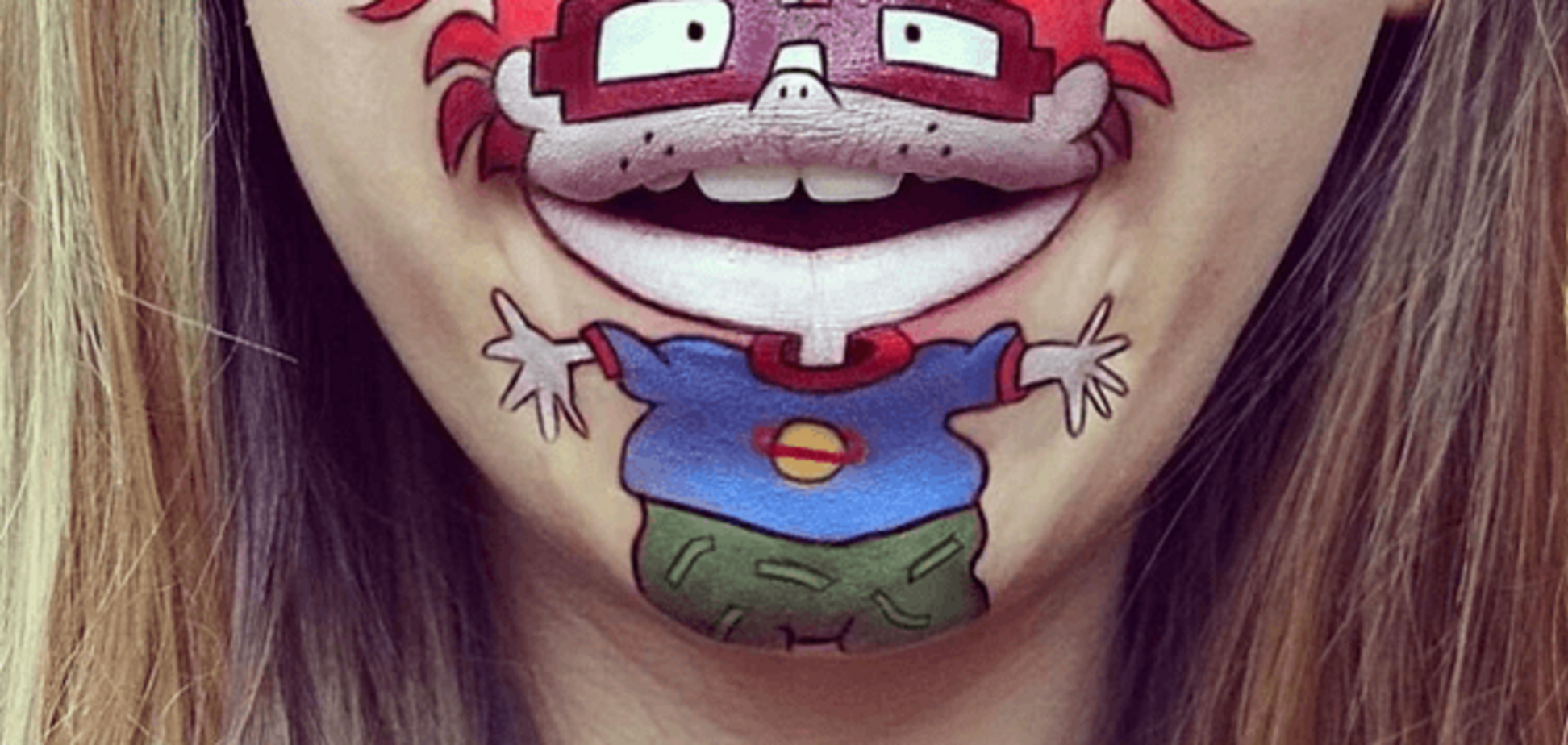 Мультяшки на губах: фото 15 веселых персонажей, которые оживают на лице