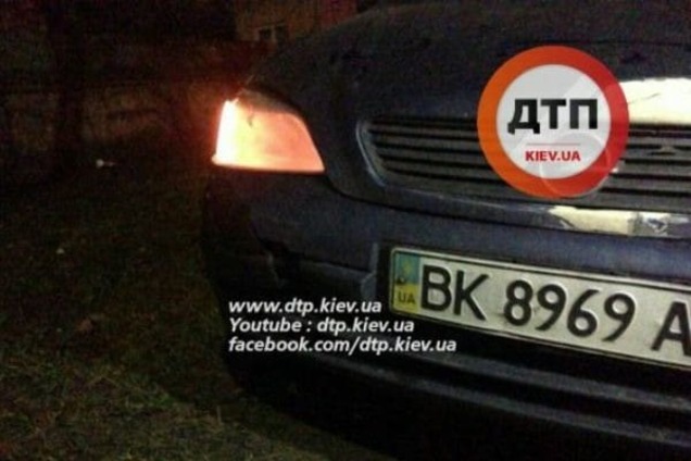 В Киеве нетрезвый водитель уснул, пытаясь скрыться после аварии