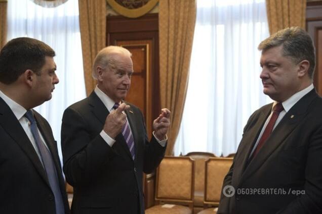 Рука Вашингтона: Гарань объяснил, зачем Байден приезжал в Киев