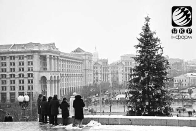 Какой была главная новогодняя елка в Киеве 50 лет назад: опубликованы фото