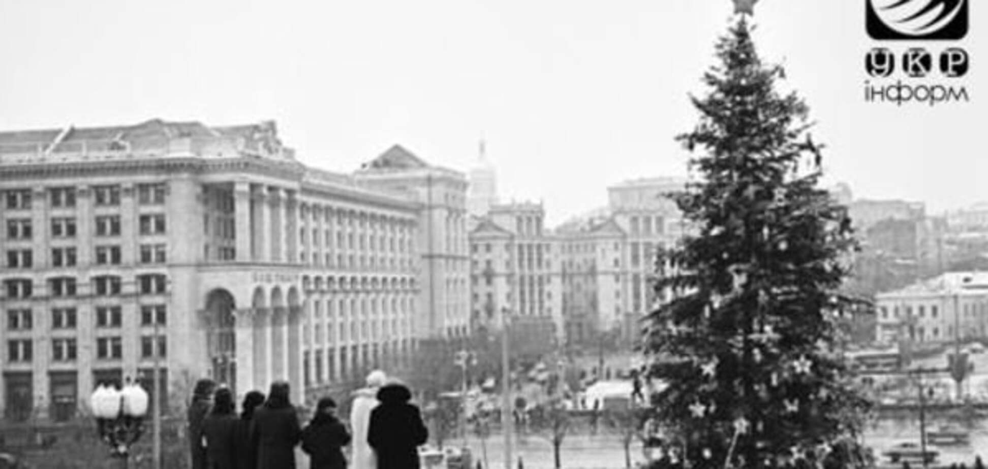 Какой была главная новогодняя елка в Киеве 50 лет назад: опубликованы фото 