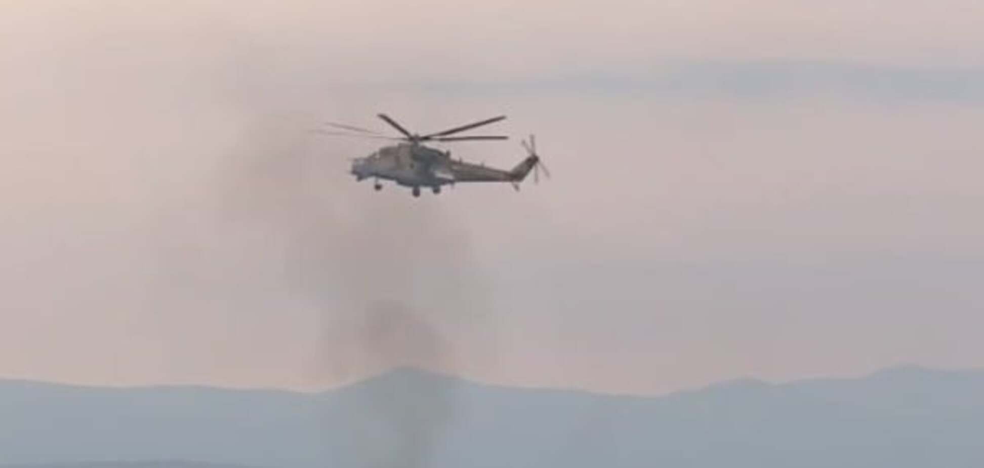 Россия засветила в Сирии новые боевые вертолеты: видеофакт