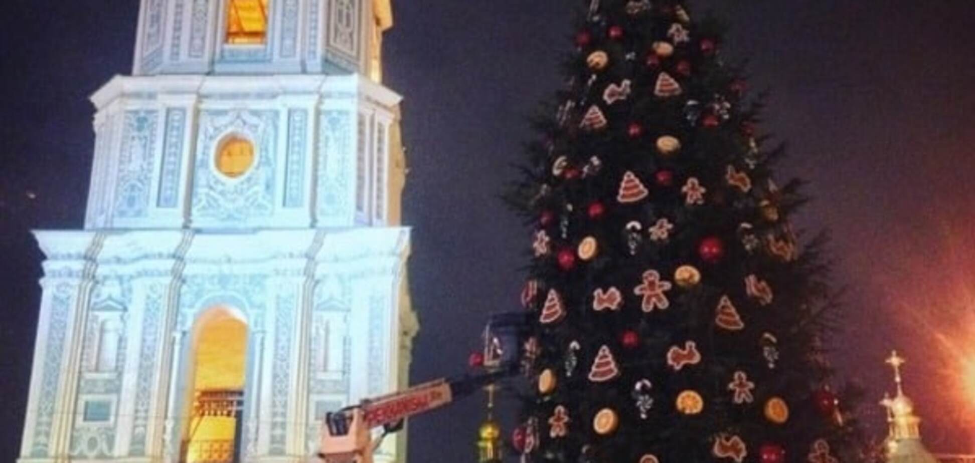 Як прикрасили головну ялинку України: в мережі з'явилися фото