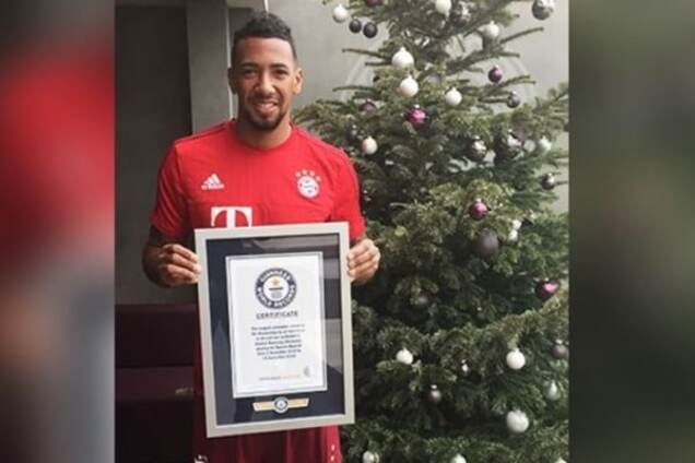 Защитник 'Баварии' попал в Книгу рекордов Гиннеса, установив впечатляющее достижение