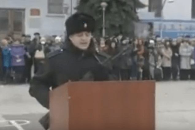 'Русский город'? В Севастополе на присяге моряков кричали 'Аллах акбар!'. Видеофакт