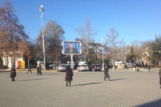 Телевизоры привезли зря: крымчане проигнорировали пресс-конференцию Путина