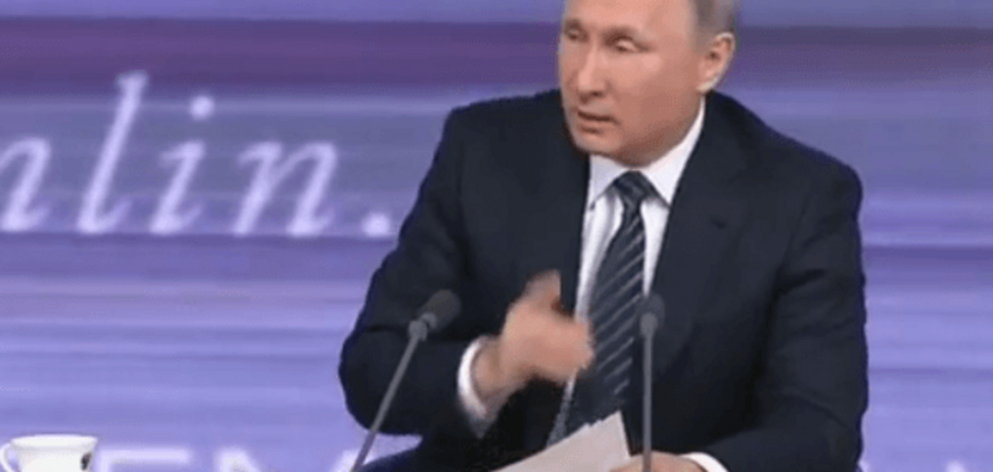 В прошлом году была белая: Путин начал пресс-конференцию с грустного анекдота