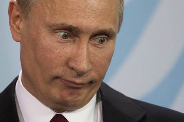 Путин с горящими глазами у водопоя