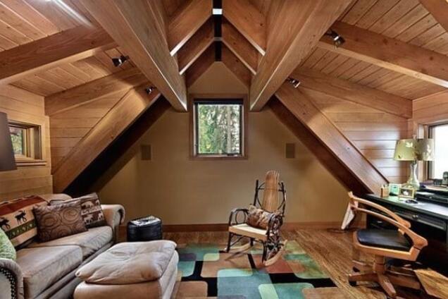 Под крышей дома моего: дизайн комнаты на чедаке