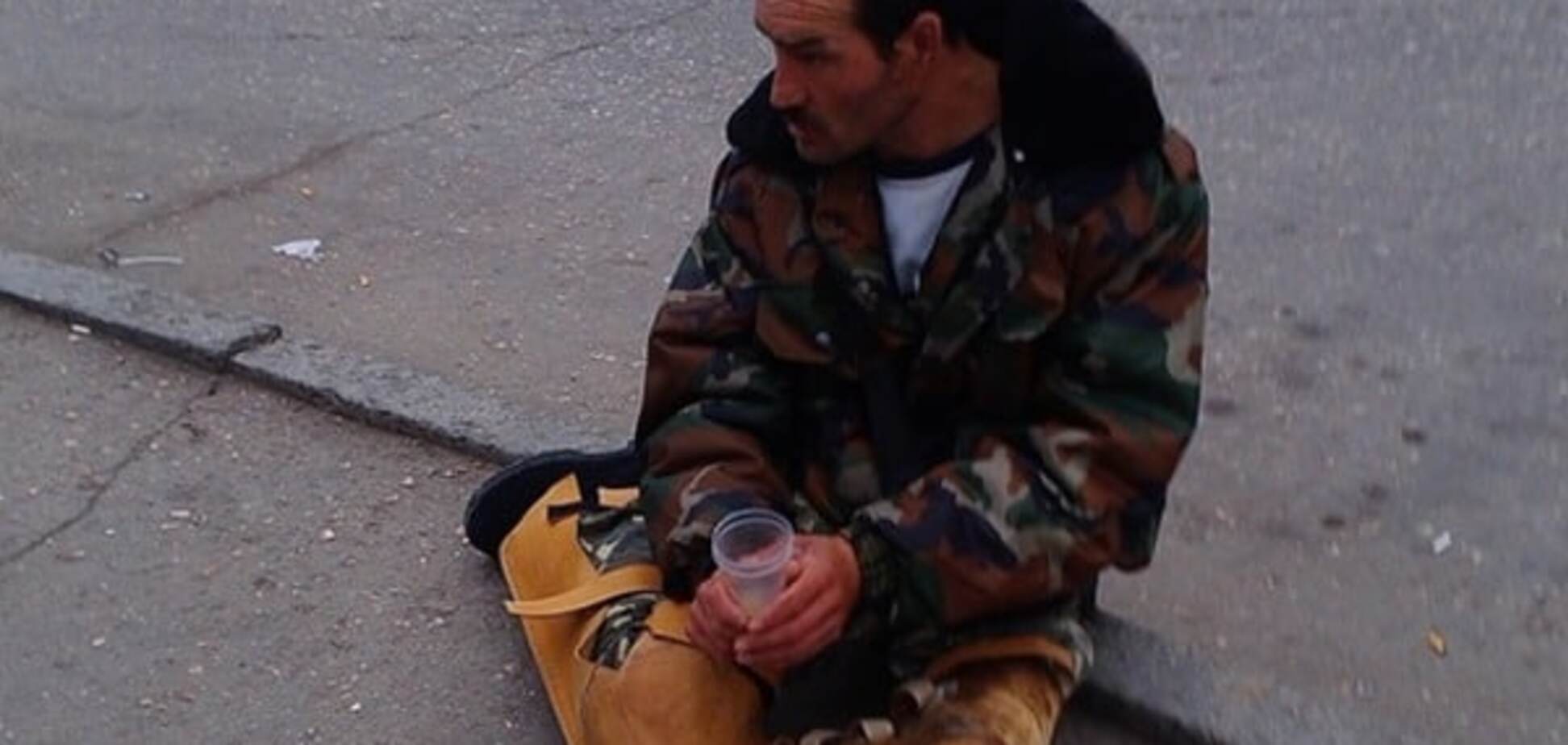 Судьба 'ополченца': в Севастополе засветился 'террорист-попрошайка'