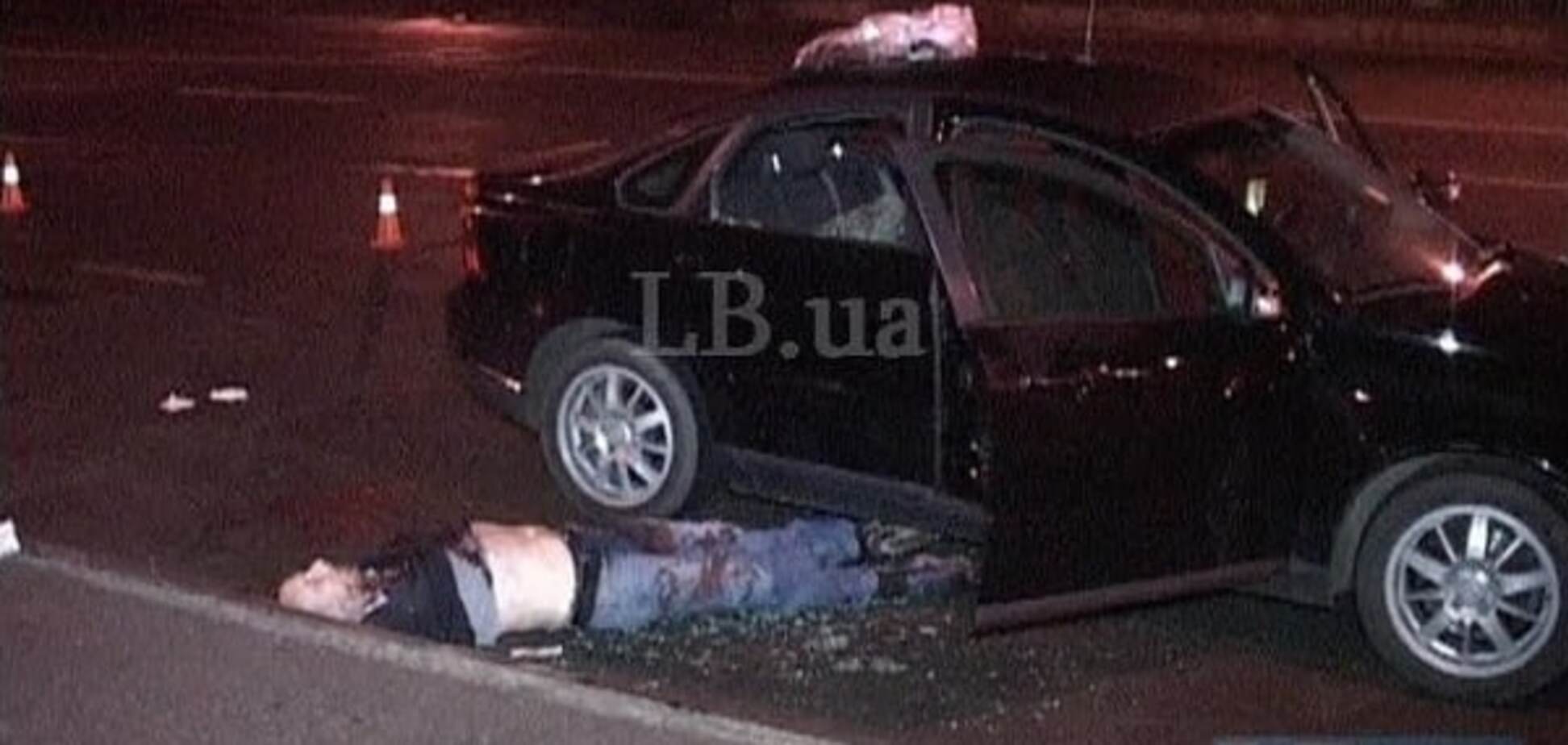 Расстрел такси в Киеве: опубликованы первые фото с места трагедии