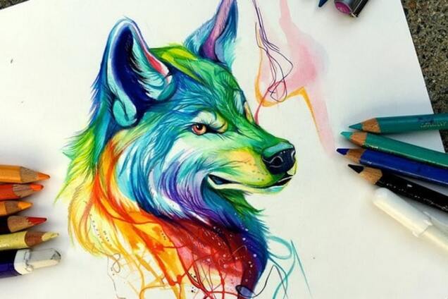 Дикие животные: 13 невероятно эмоциональных и ярких рисунков