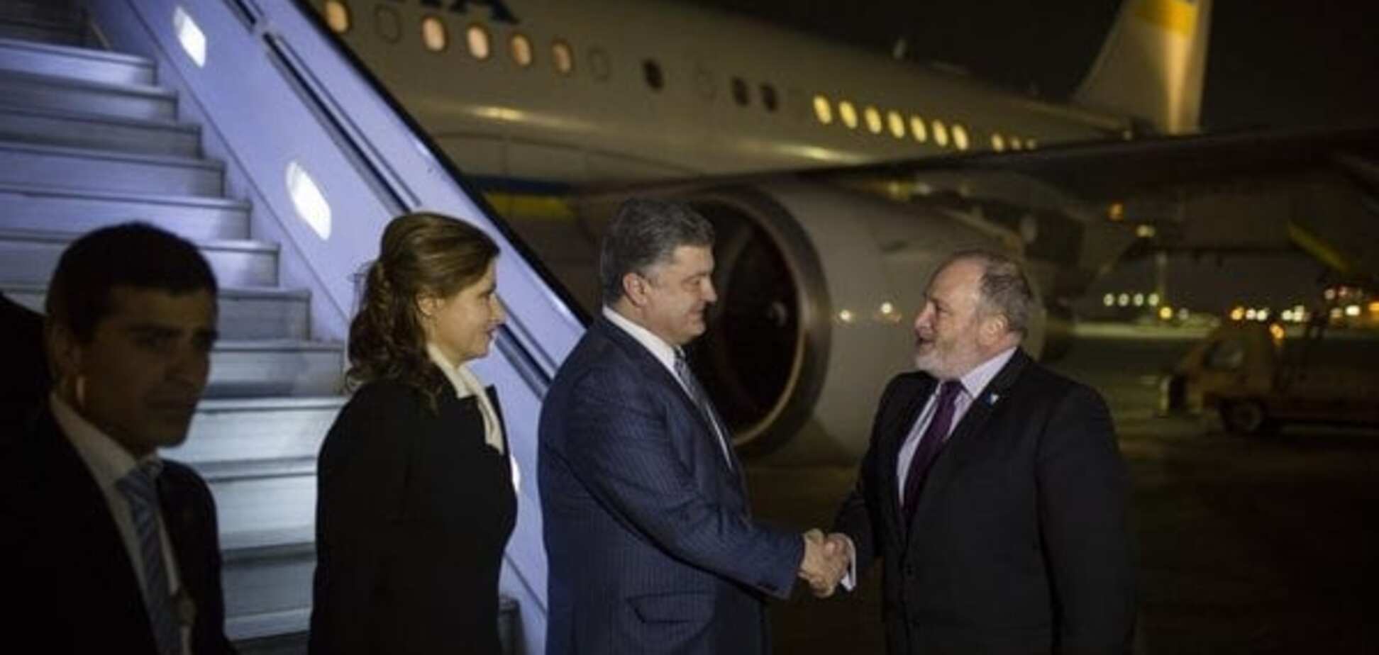 Порошенко прибыл с рабочим визитом в Израиль