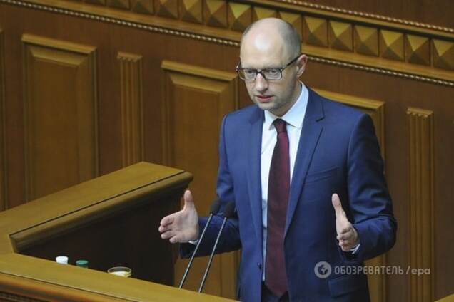 Яценюк попросив дозволу запроваджувати санкції проти Росії