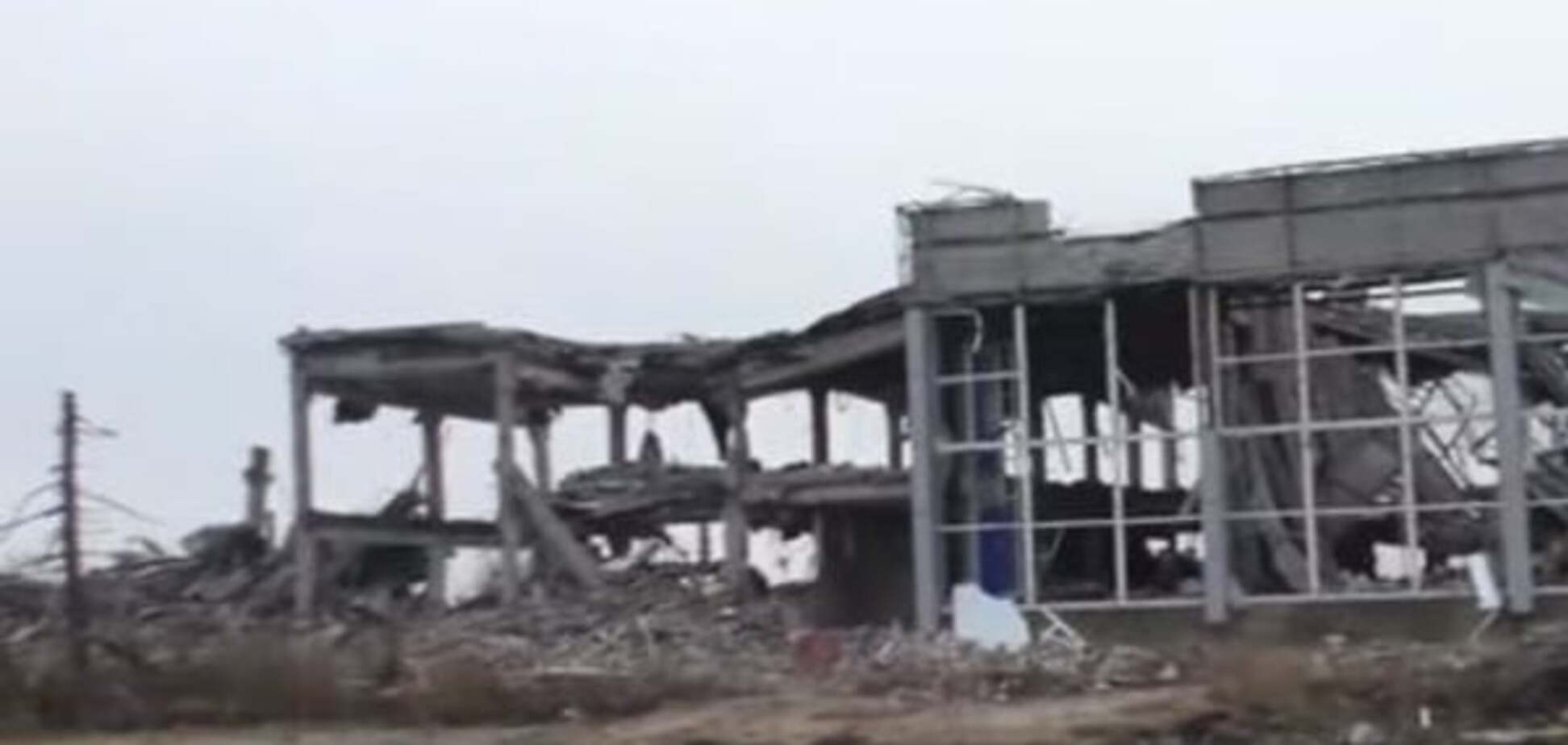 Моторошне видовище: опубліковано відео руїн Луганського аеропорту