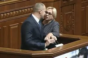 Андрей Тетерук и Александра Кужель в Верховной Раде
