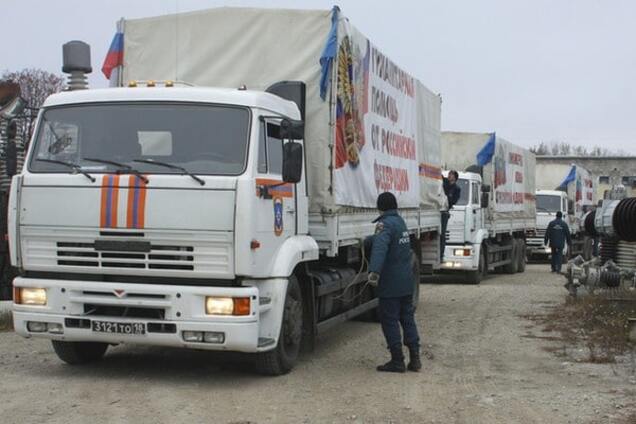 На Донбасс вторгся 'праздничный' путинский гумконвой