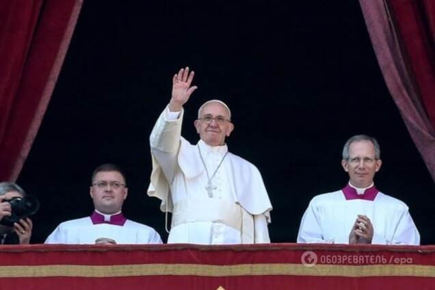 Urbi et Orbi: Папа Франциск напомнил всему миру об Украине