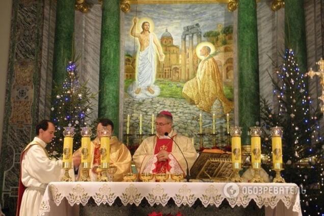 Христос родился! Римо-католики Киева встретили Рождество