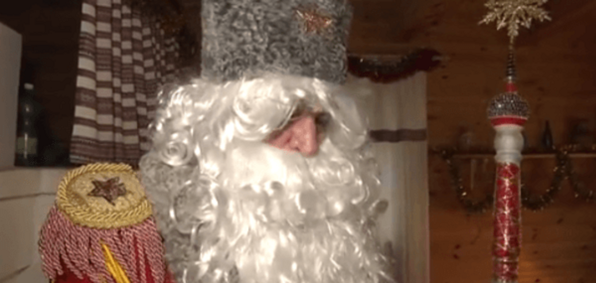 В Беларуси Дед Мороз с погонами рассказал об ИГИЛ: видеофакт