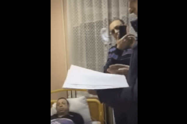 В палату к Корбану ворвались сотрудники СБУ в масках: видеофакт
