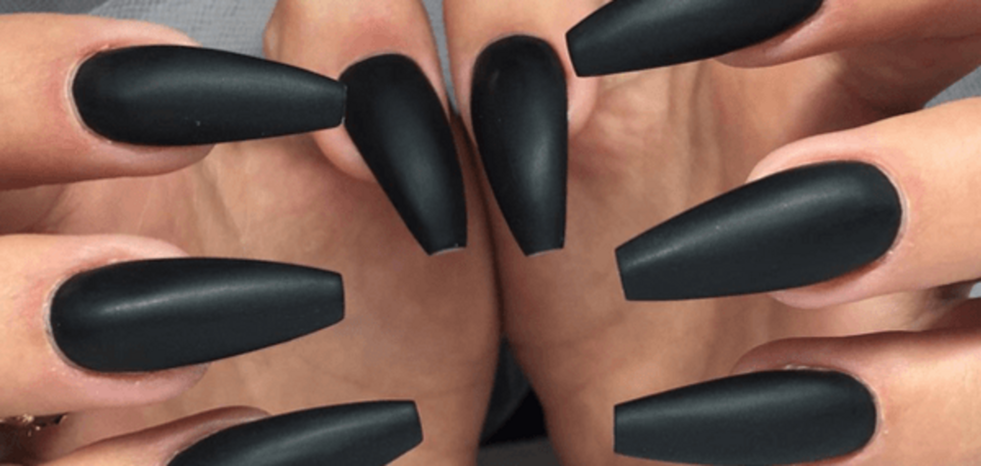 Ногти в виде гроба: блогеры выбрали самый ужасающий тренд 2015 года