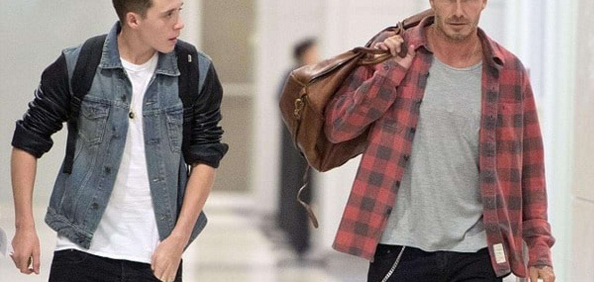 Сладкий Дэвид. Сын Бекхэма поглумился над отцом: курьезные фото