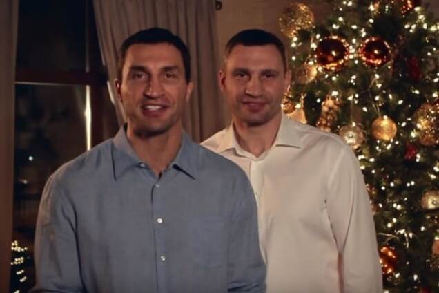 'Мира в стране': братья Кличко трогательно поздравили Украину с Новым годом