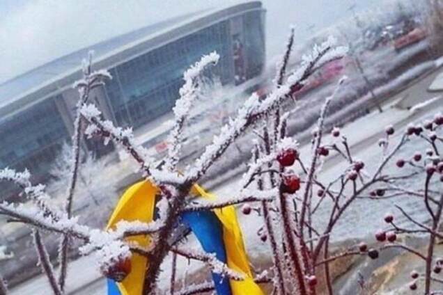 Привіт з Донецька: в мережі з'явилося патріотичне фото 'Донбас Арени'