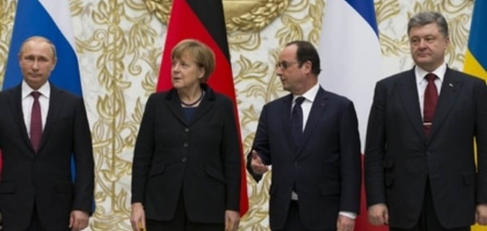 Порошенко и Меркель договорились о позициях на переговорах 'нормандской четверки'
