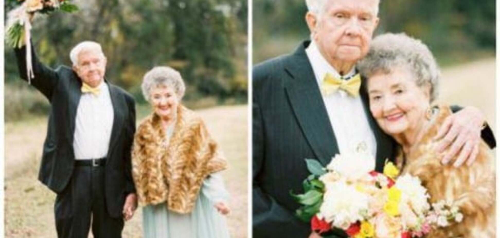 63 года вместе: невероятные фото влюбленной пары 'растрогали' сеть