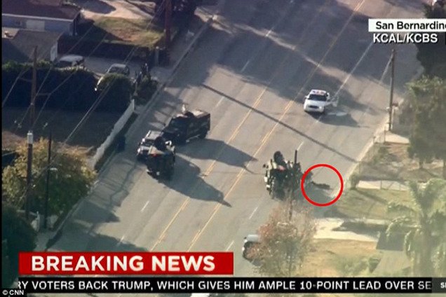 Расстрел в Калифорнии: один 'стрелок' убит в перестрелке с полицией