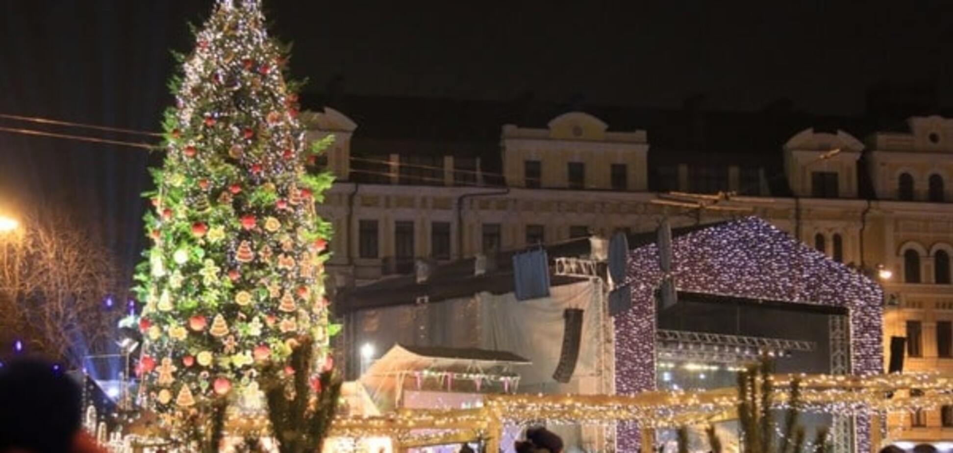 В соцсетях показали, как выглядят новогодние елки в разных городах страны